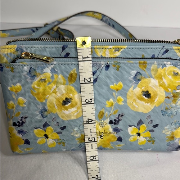 Nanette Lepore Blue and Yellow Floral Crossbody Bag - Picture 7 of 7